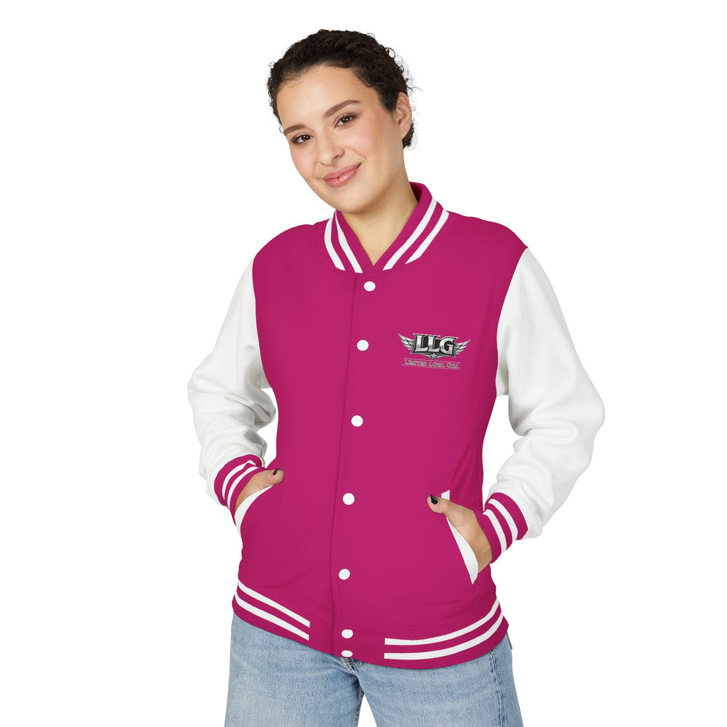 Bunda LLG Wing Logo Letterman | Čierna a biela