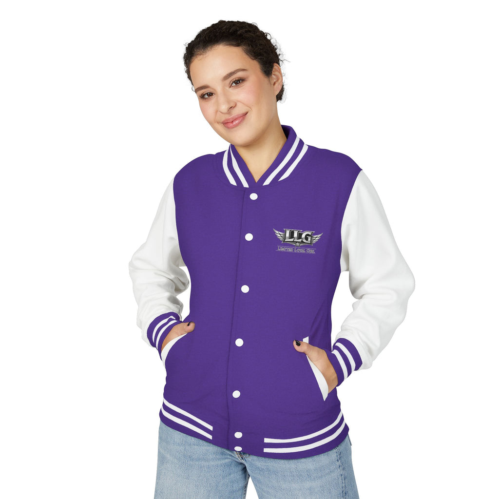 Bunda LLG Wing Logo Letterman | Čierna a biela