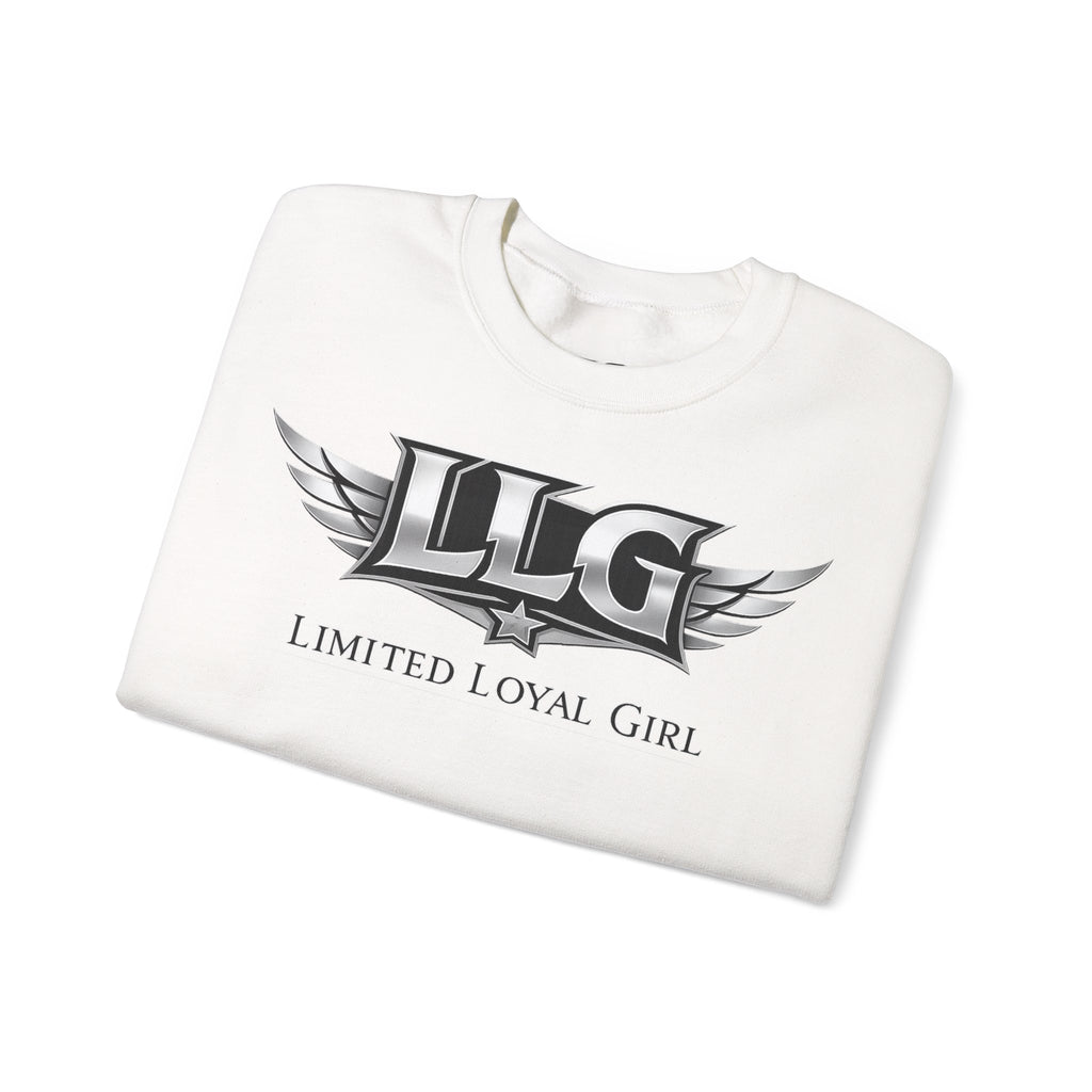 Mikina LLG Limited Loyal Girl s okrúhlym výstrihom | Grafika s okrídleným logom