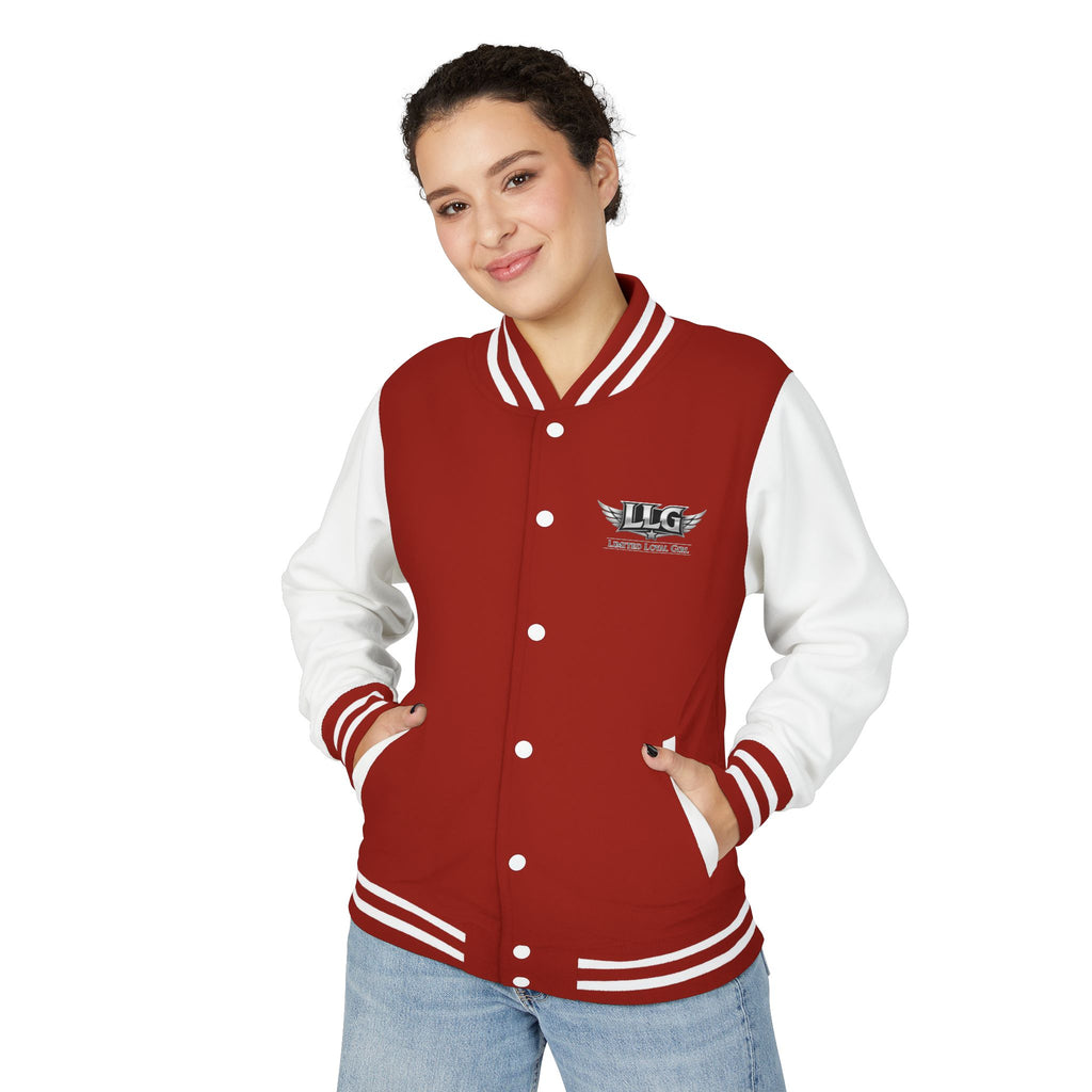 Bunda LLG Wing Logo Letterman | Čierna a biela