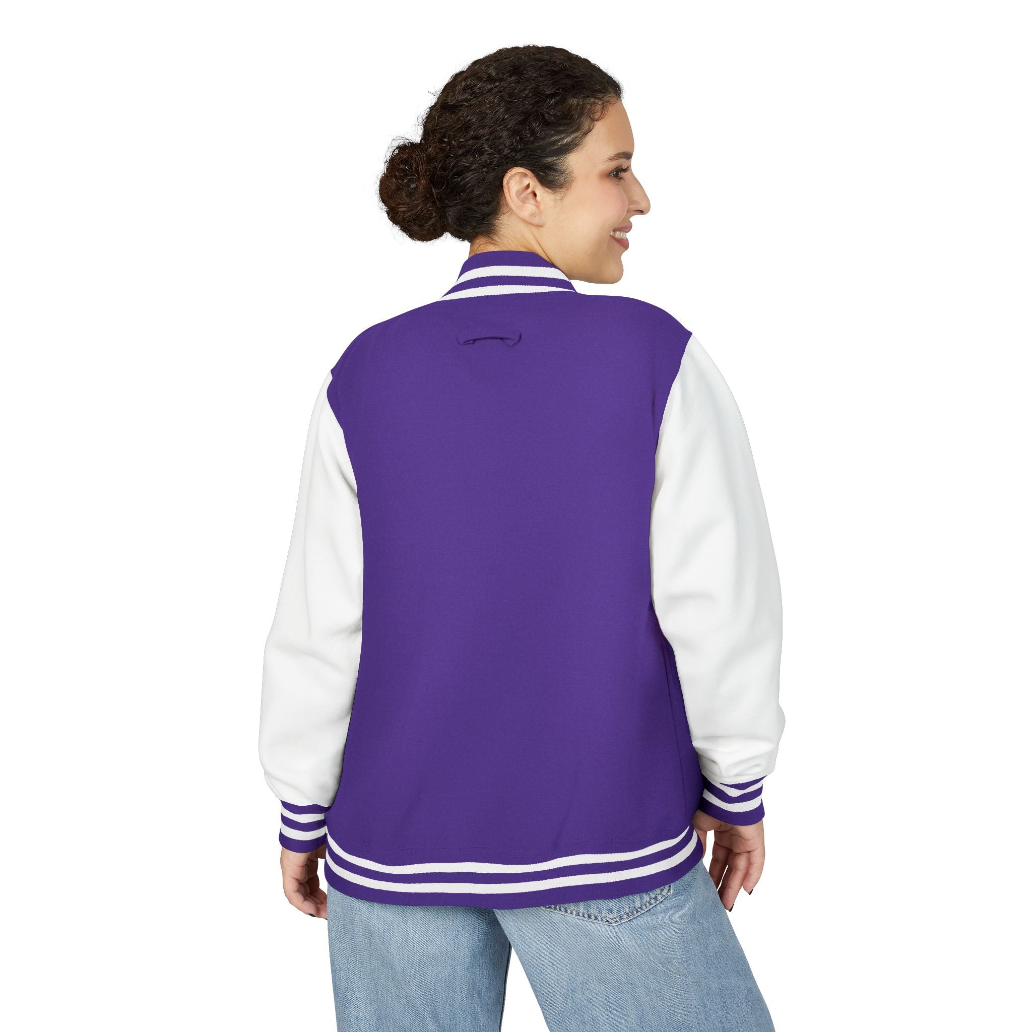 Bunda LLG Wing Logo Letterman | Čierna a biela